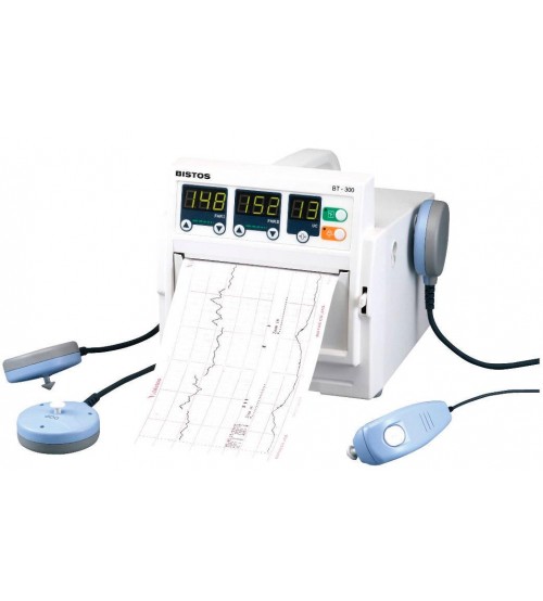 Bistos CTG Machine Model: BT 300 - Antepartum Fetal Monitor with Twin Fetus Measurement at Medicalmart.pk