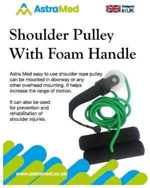 SHOULDER PULLEY WITH FOAM HANDLE PHYSICAL THERAPY