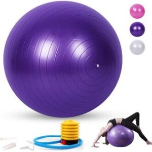 Gym Ball 45cm | Yoga Ball | Exercise Ball | Strauss Anti Burst Ball